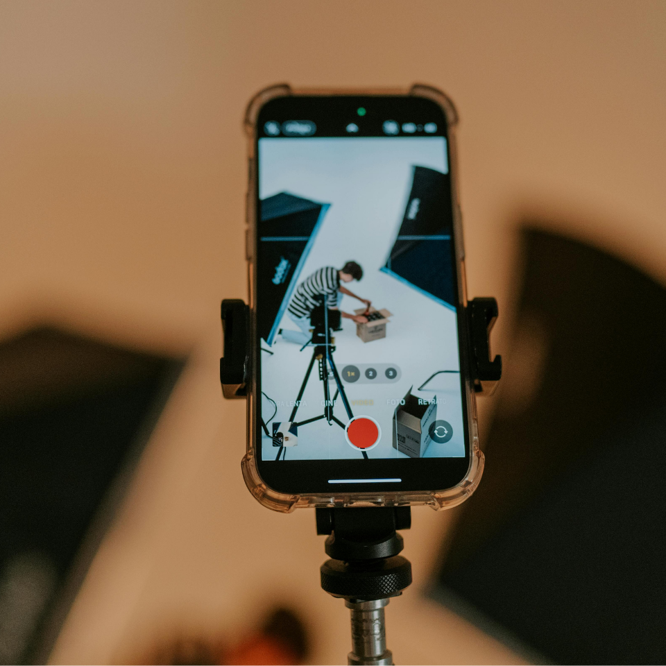 Gravação de conteúdo